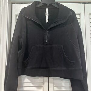 lululemon athletica Black Half-Zip Sweatshirt
